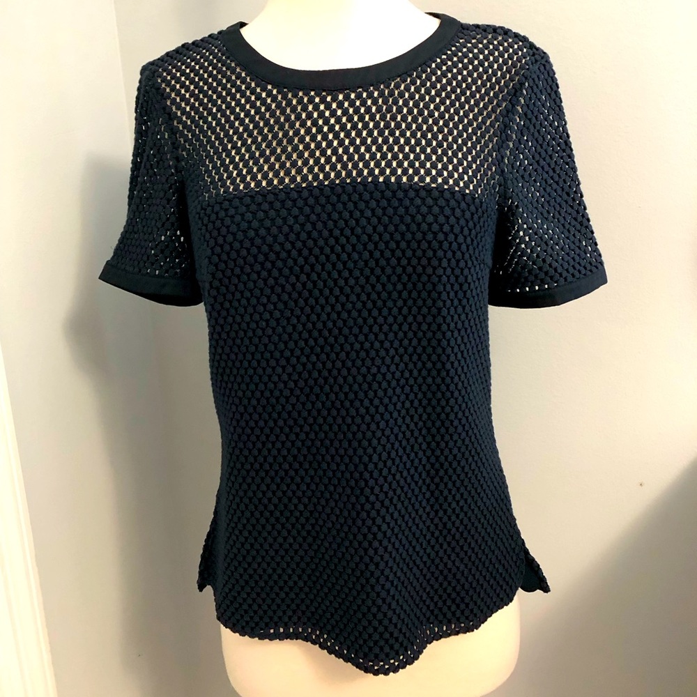 AKRIS PUNTO polka dot knit tee